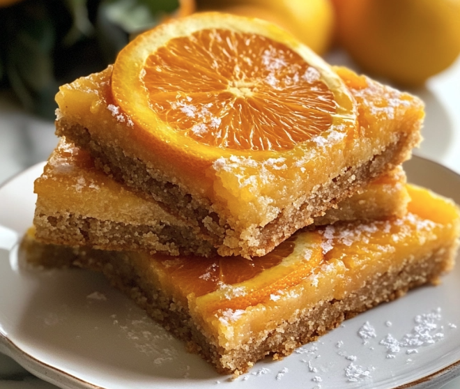 ORANGE BLONDIES RECIPE