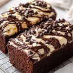 Brownie Loaves with White Chocolate Chips
