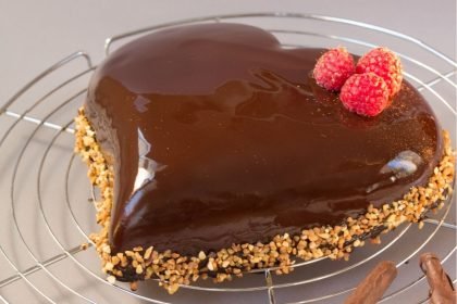 Chocolate Mirror Cake