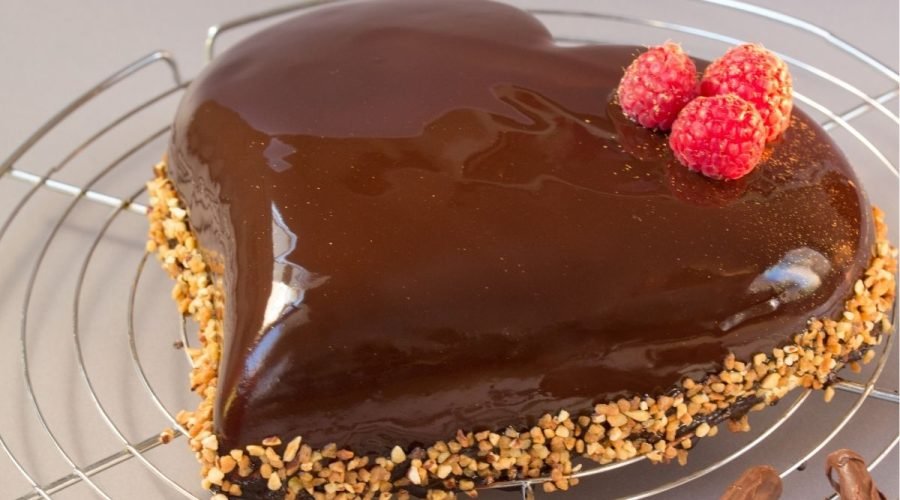 Chocolate Mirror Cake