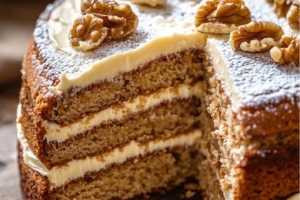 Coffee and Walnut Sponge Cake Mary Berry