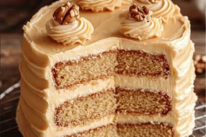 Mary Berry's Frosted Walnut Layer Cake