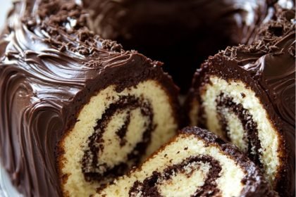 Marbled Chocolate Ring Cake