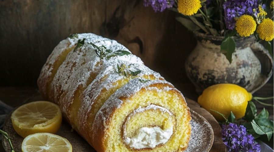 Mary Berry Lemon Swiss Roll