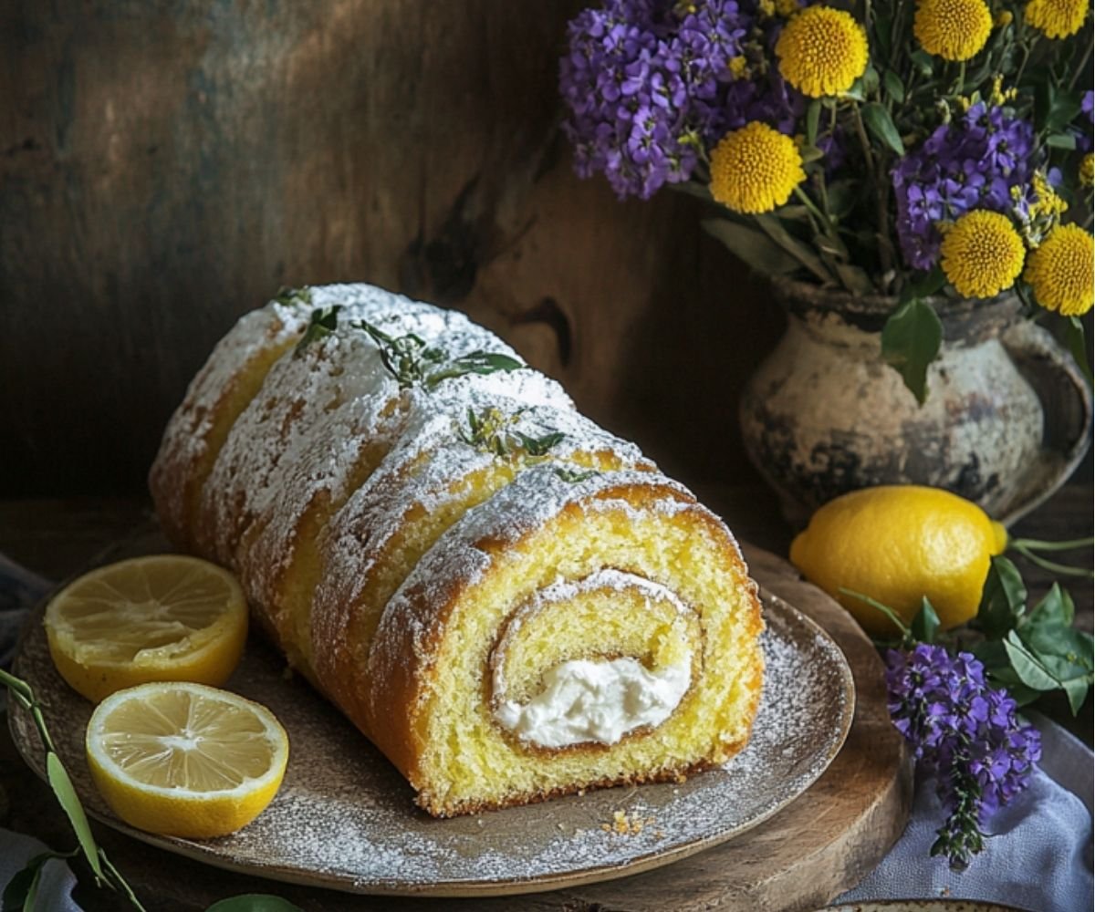 Mary Berry Lemon Swiss Roll