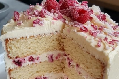 White Chocolate and Vanilla Cake