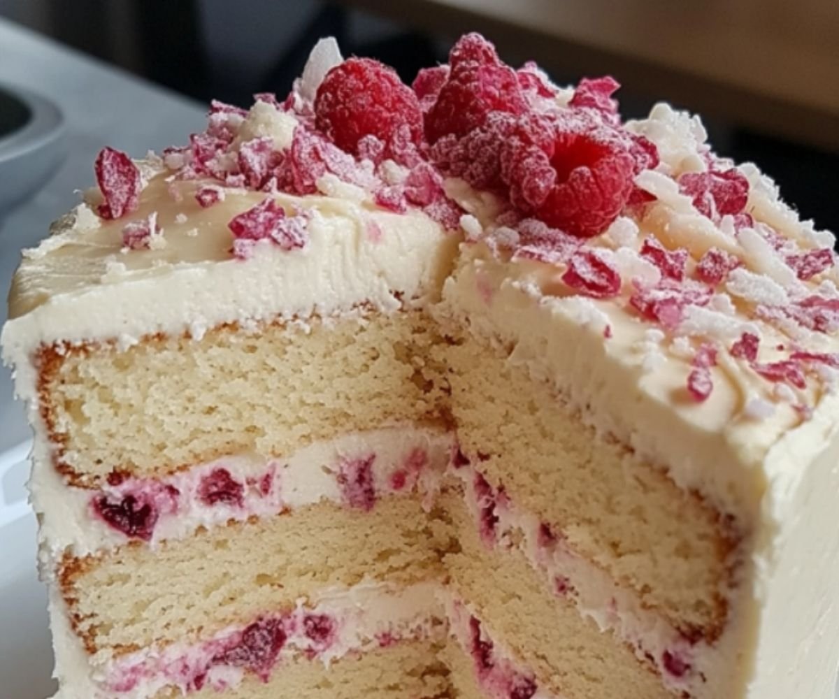 White Chocolate and Vanilla Cake