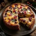 Cranberry and Apricot Fruit Cake