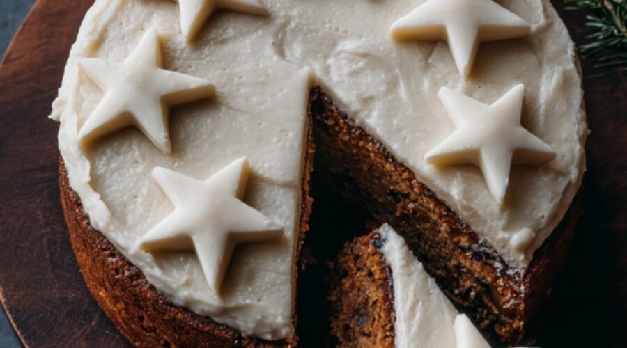 Fast Mincemeat Christmas Cake