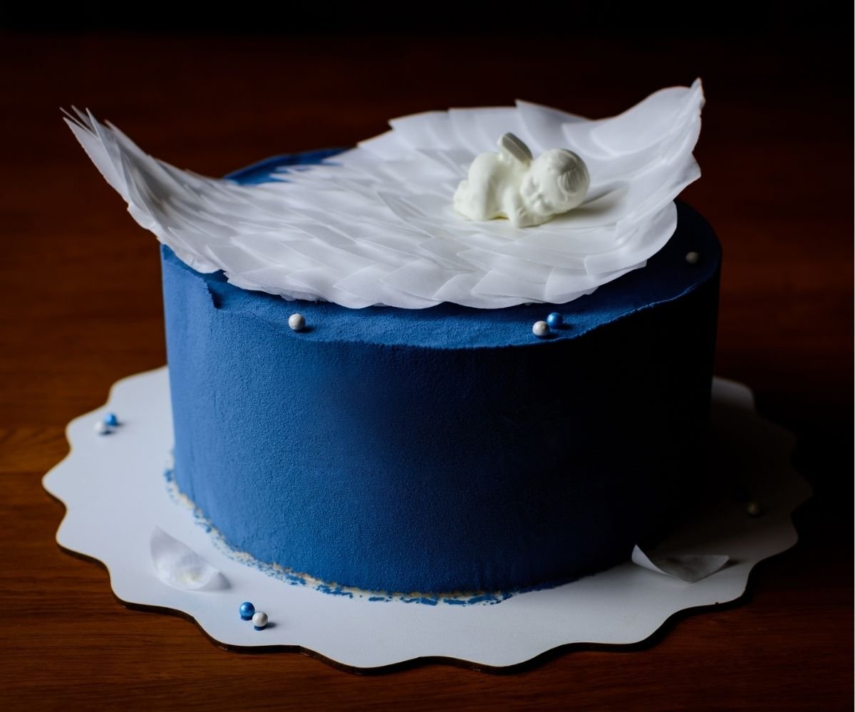 Sponge Christening Cake