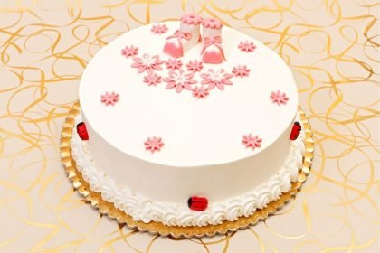 Sponge Christening Cake