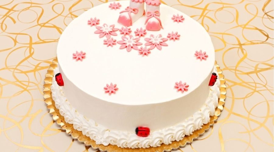 Sponge Christening Cake