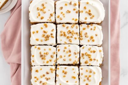 American Spiced Carrot Sheet Cake