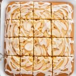 Apple and Vanilla Sheet Cake