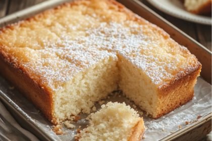 Basic All-In-one Sheet Cake