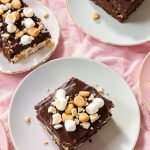 Double Chocolate Chip and Marshmallow Sheet Cake