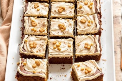 Ginger and Molasses Spiced Sheet Cake
