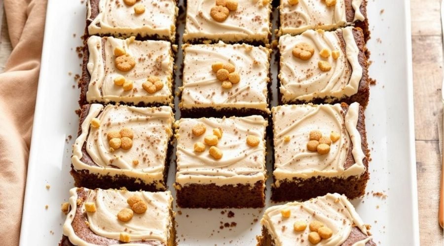 Ginger and Molasses Spiced Sheet Cake