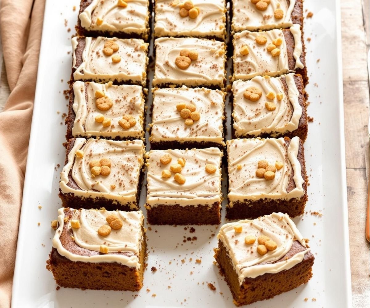 Ginger and Molasses Spiced Sheet Cake