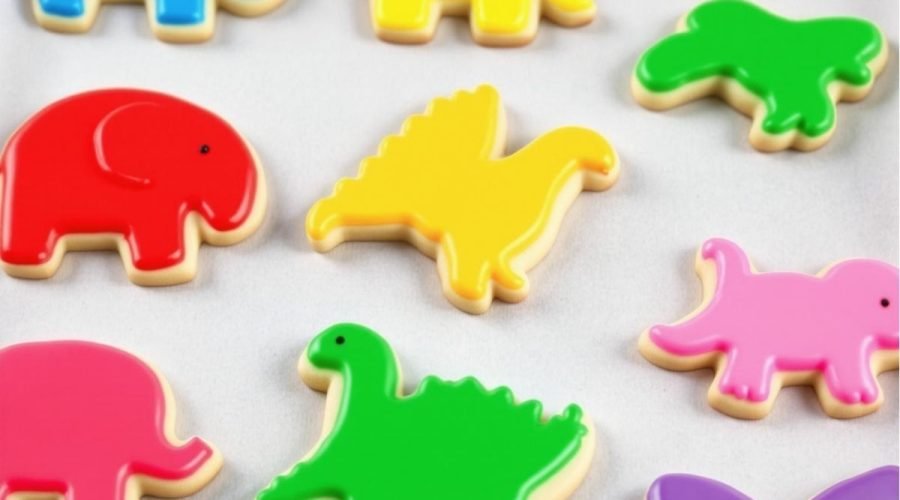 Iced Animal Cookies