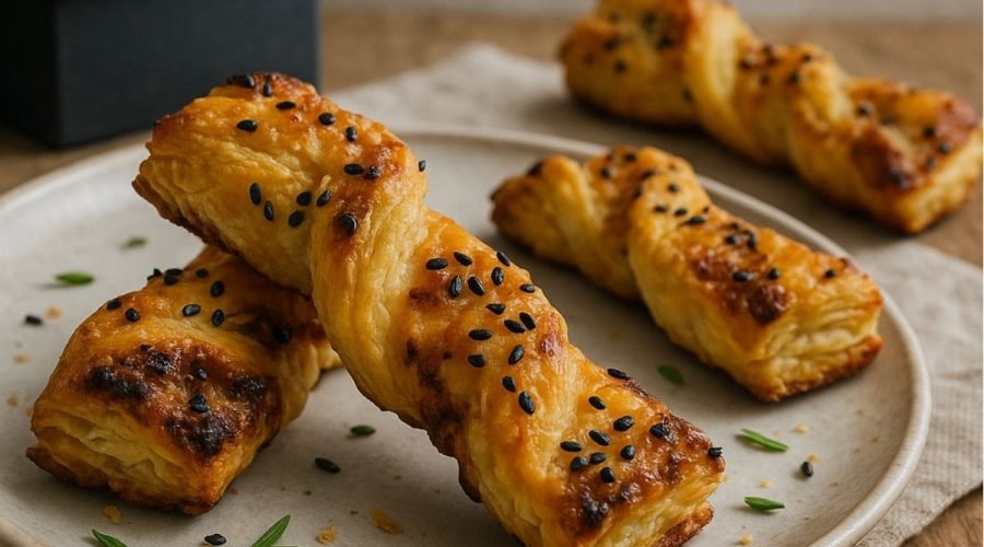 Puff Pastry Cheese Straws