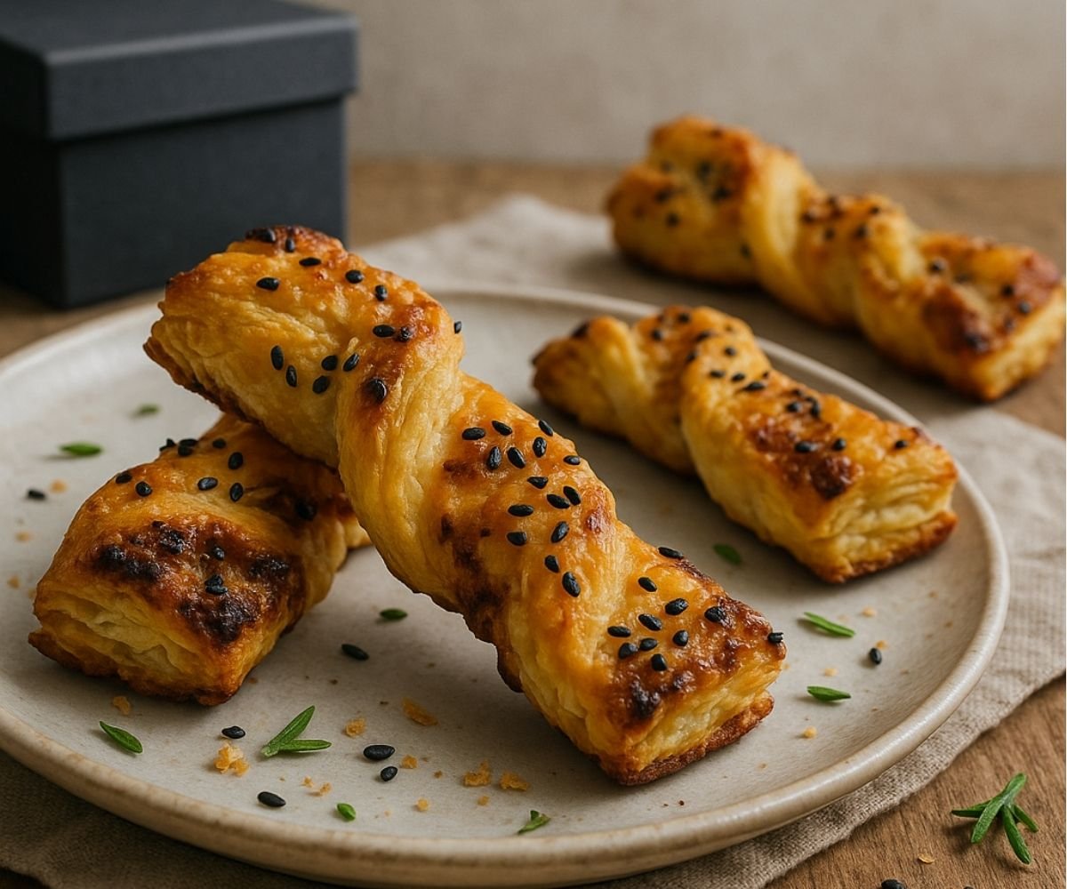 Puff Pastry Cheese Straws