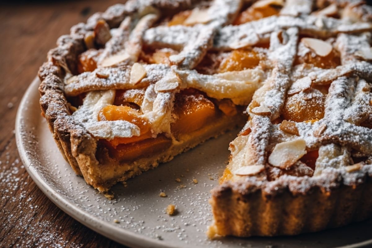 Austrian Apricot and Almond Tart