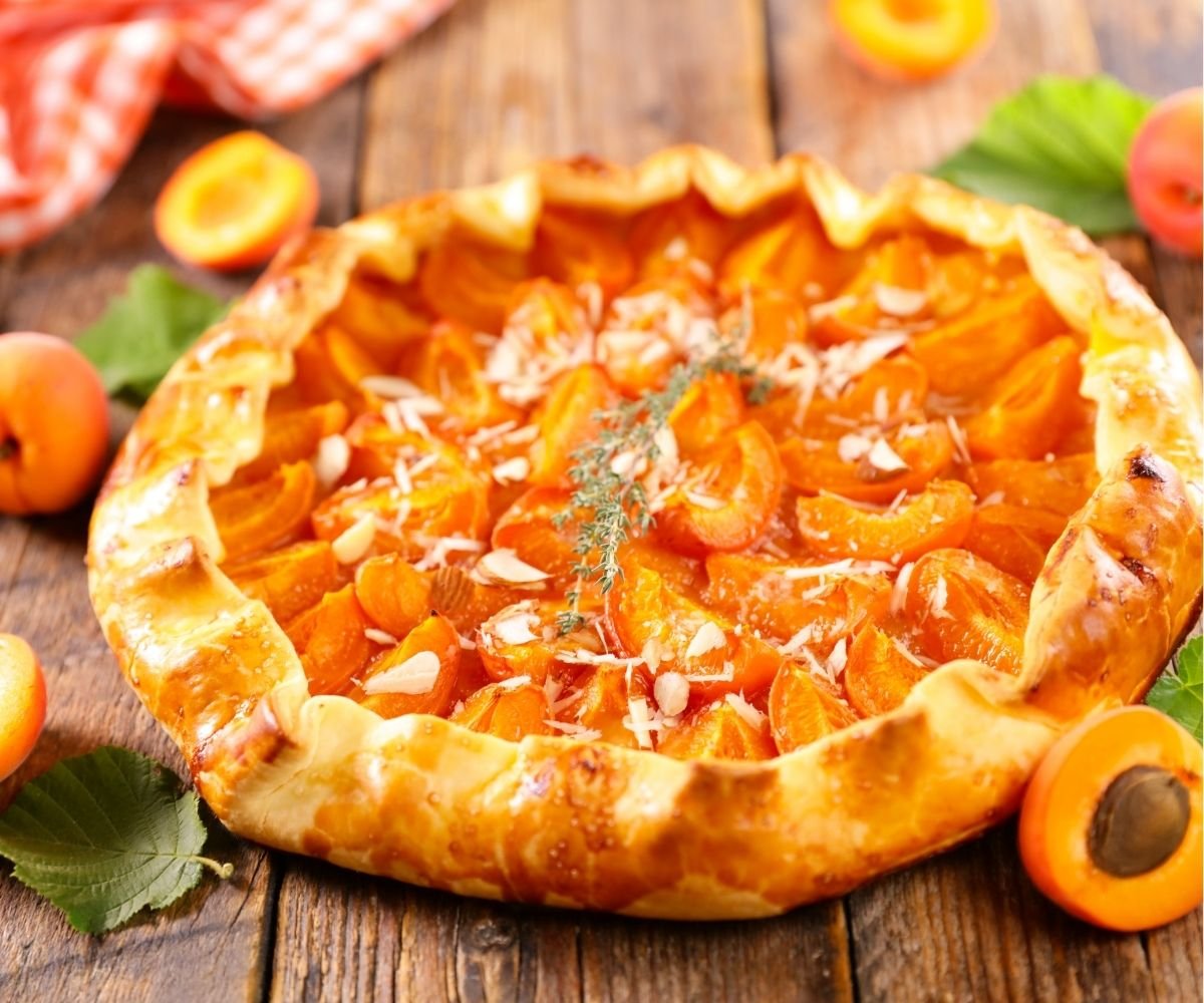 Austrian Apricot and Almond Tart
