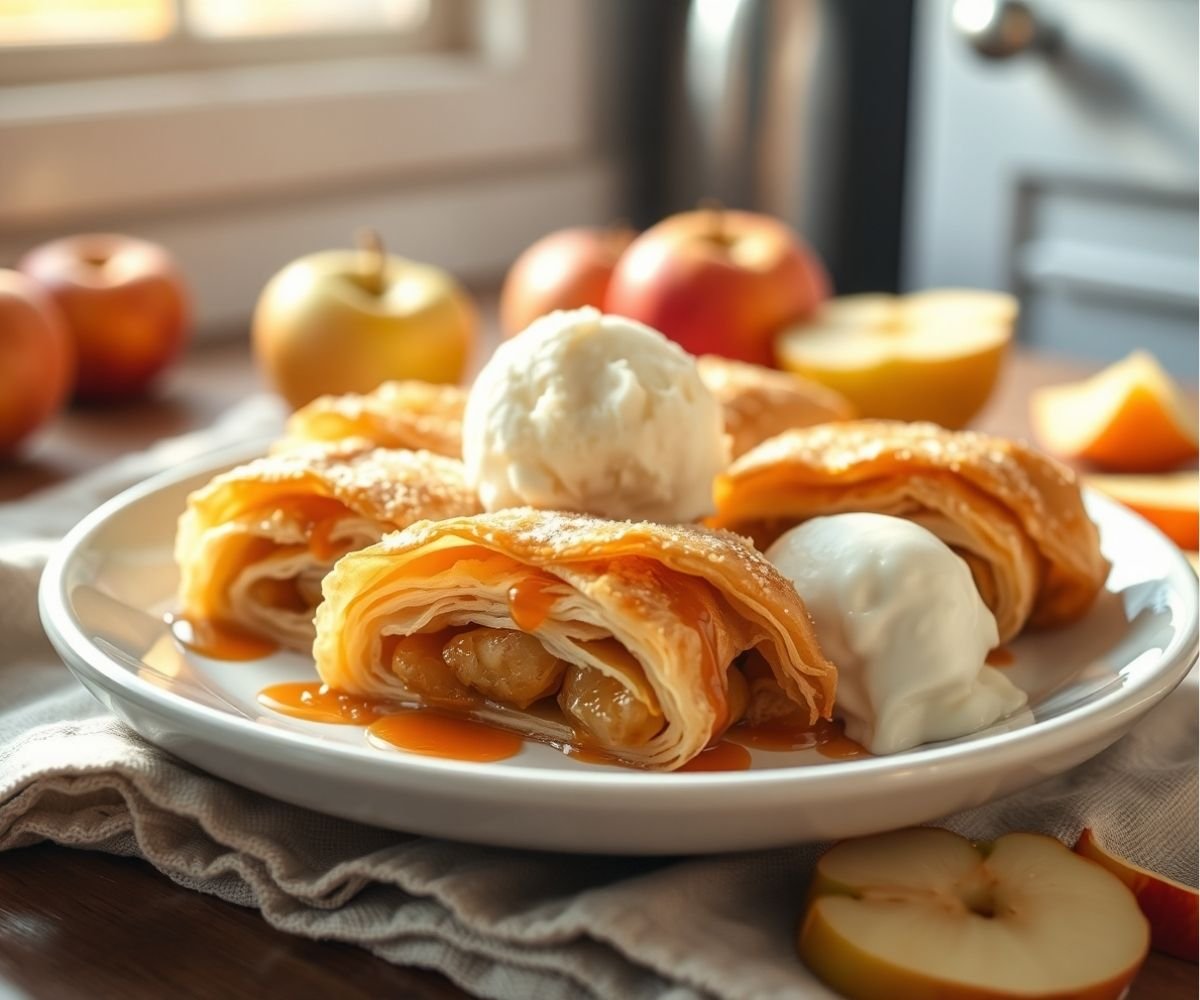 Filo Apple Strudels