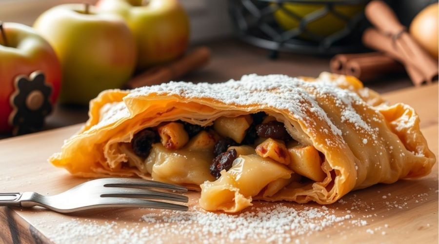 Filo Apple Strudels