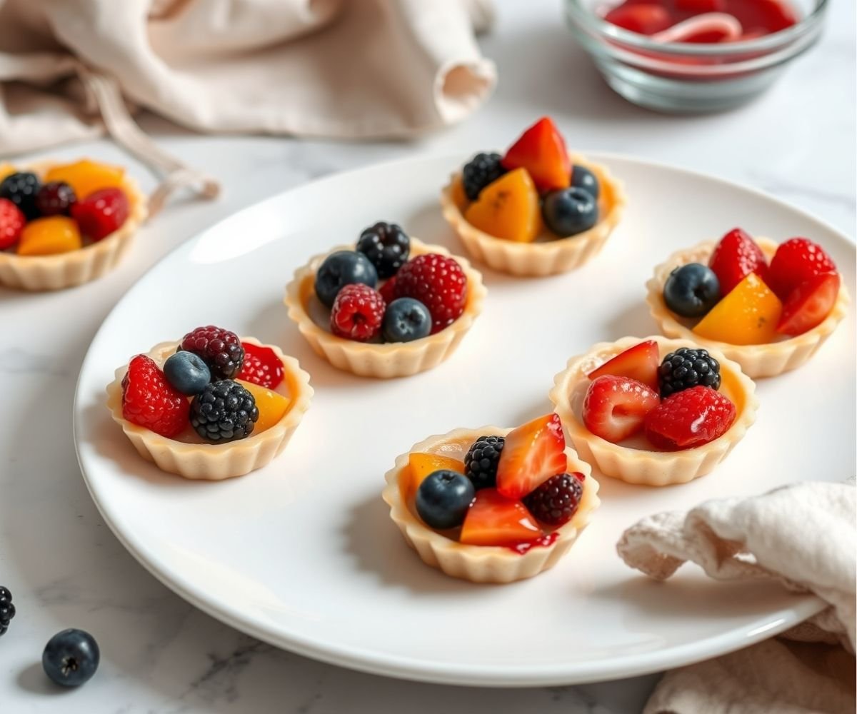 Glazed Fruit Tartlets