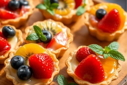 Glazed Fruit Tartlets