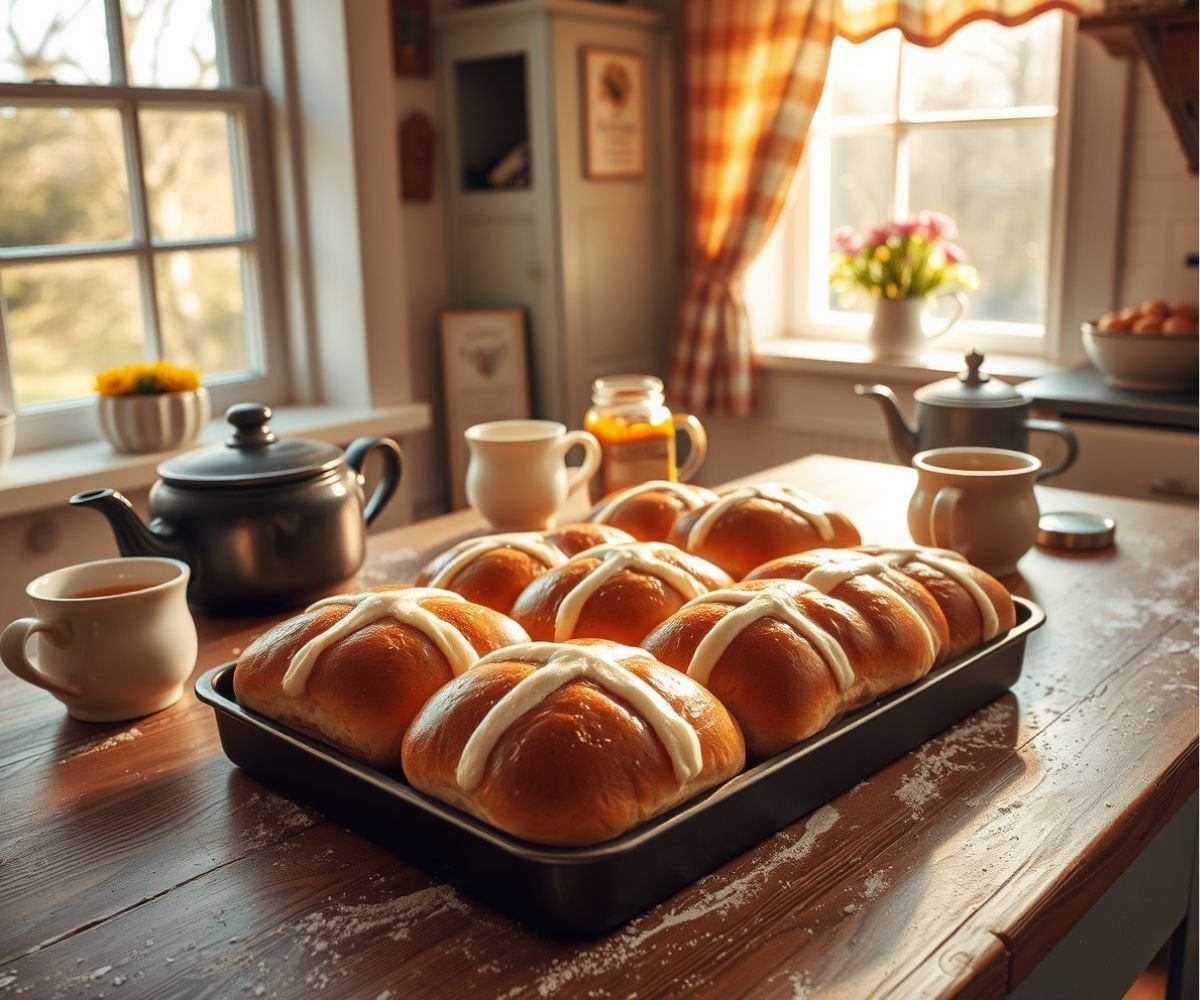 mary berry hot cross buns