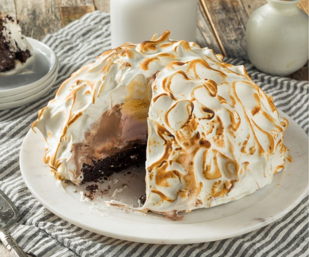 Baked Alaska with Italian Meringue