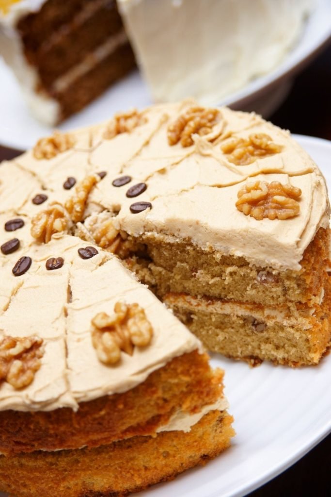 Coffee and Walnut Sponge Cake Mary Berry