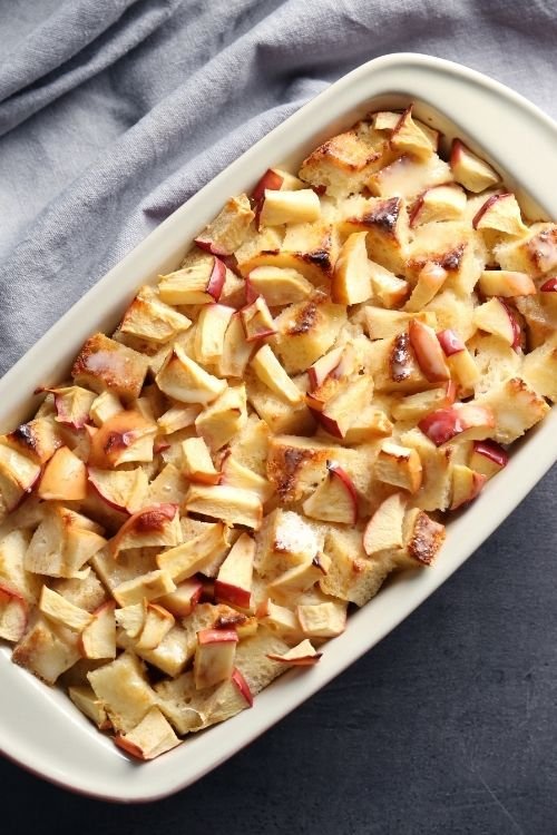 Apple and Maple Bread Pudding