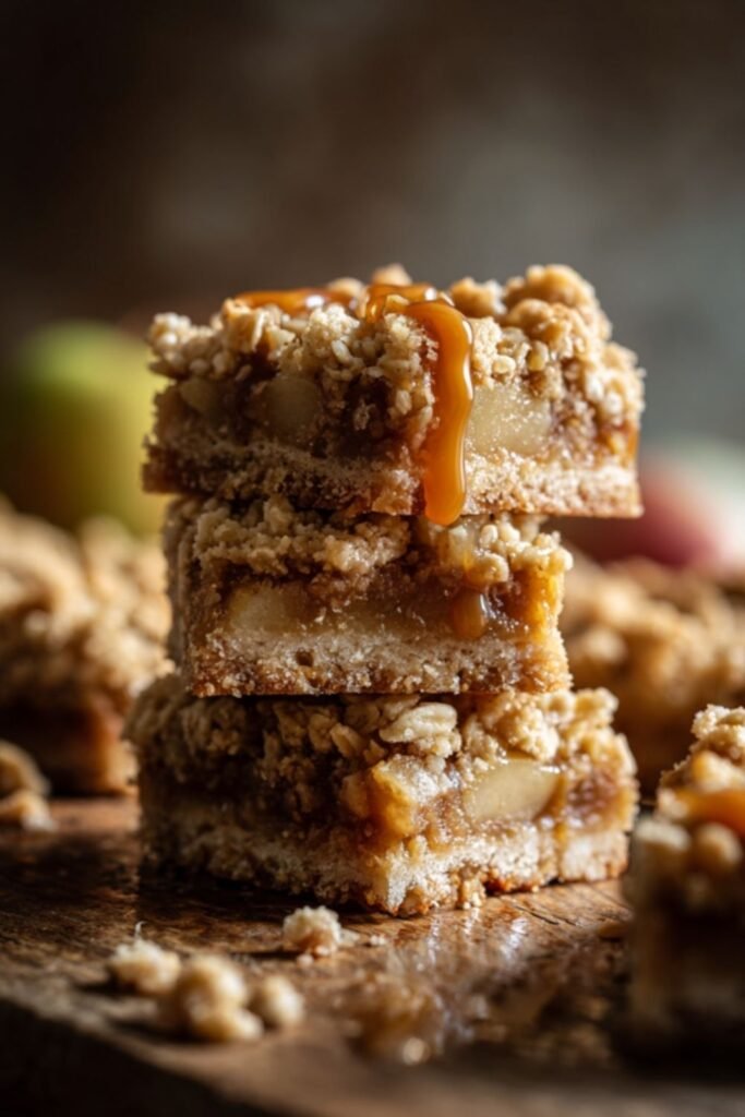 Apple and Pear Crumble Bars 