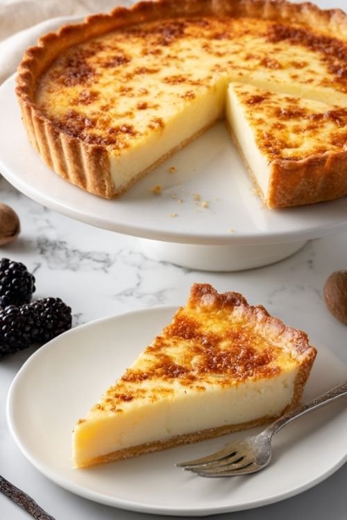 Baked Cottage Cheese Custard Tart