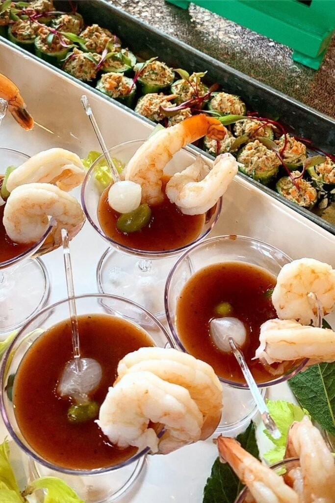 Bloody Mary Shrimp Cocktail Shooters