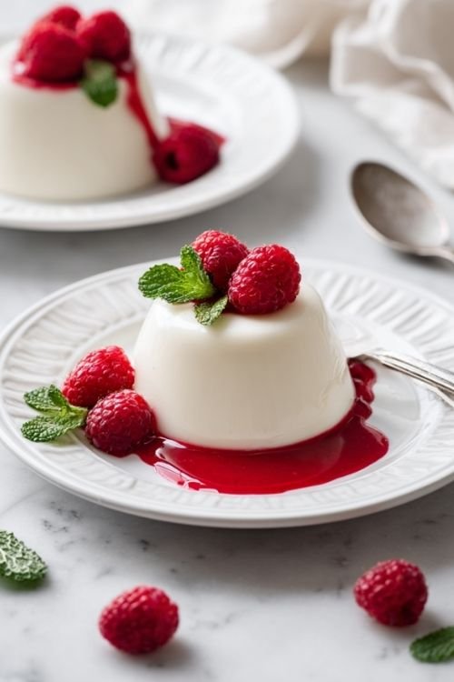 Cottage Cheese Panna Cotta
