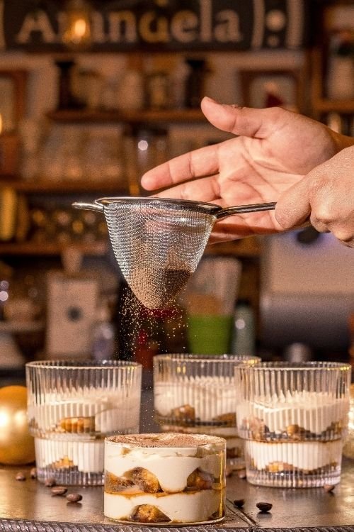 Cottage Cheese Tiramisu Cups