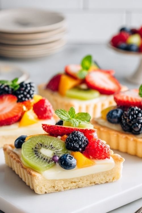 Fruit Tart Squares