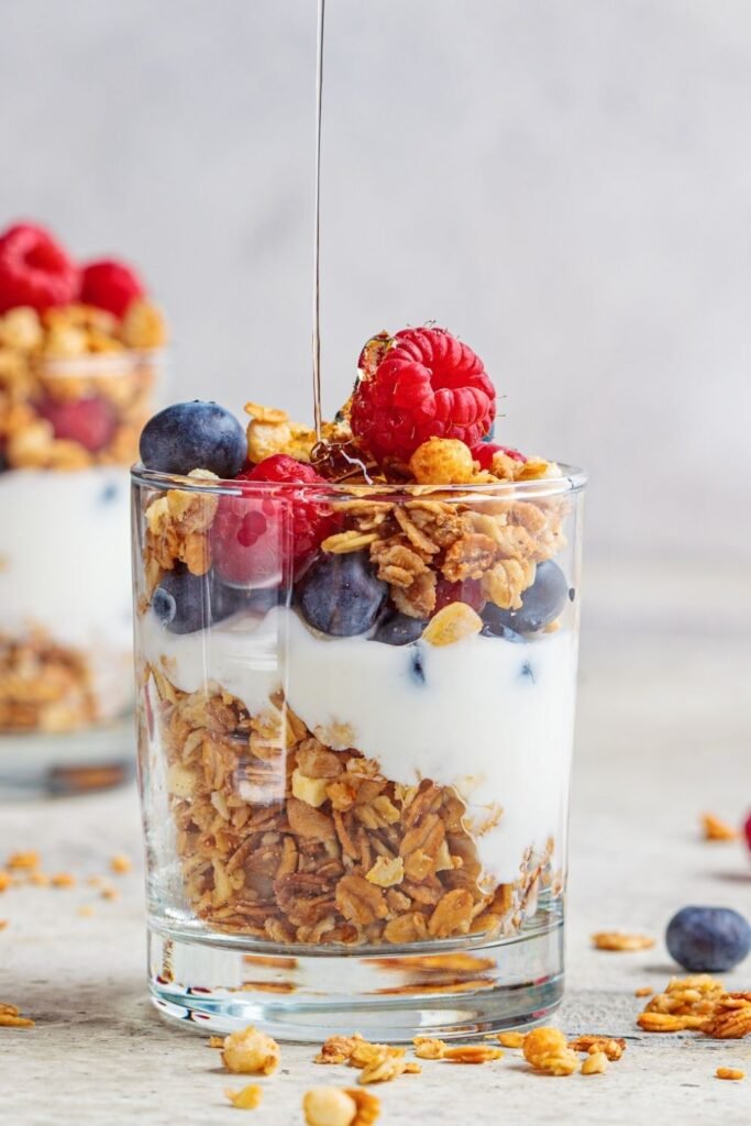 Greek Yogurt Parfait with Fresh Berries