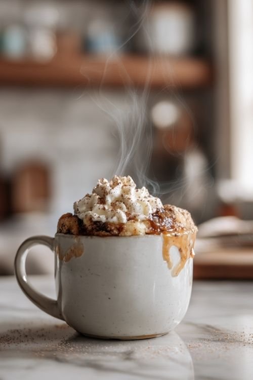 Keto Cinnamon Roll Mug Cake