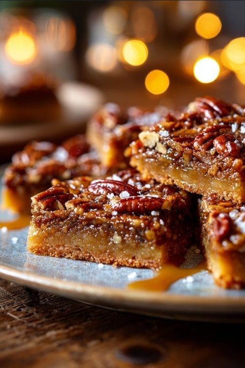 Keto Pecan Pie Bars