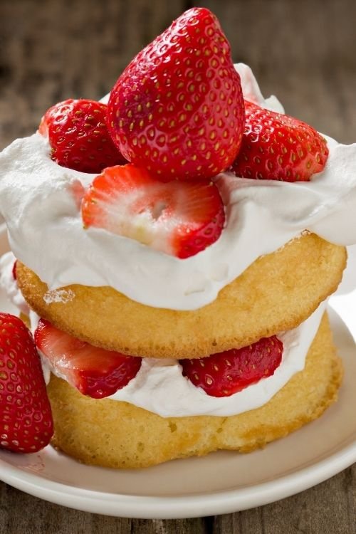 Keto Strawberry Shortcake