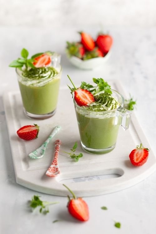 Matcha Green Tea Panna Cotta