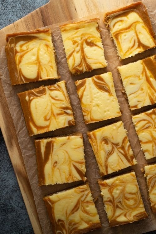 Pumpkin Cheesecake Bars