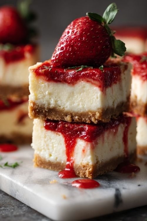 Strawberry Cheesecake Bars