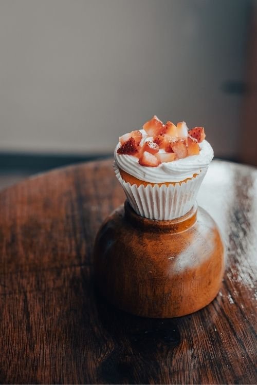 Strawberry Cupcakes with Buttercream Frosting